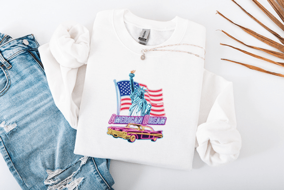 American Dream SVG - Retro Neon Liberty Review