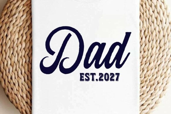 Dad Est.2027 SVG, Retro Dad, Dad T-shirt