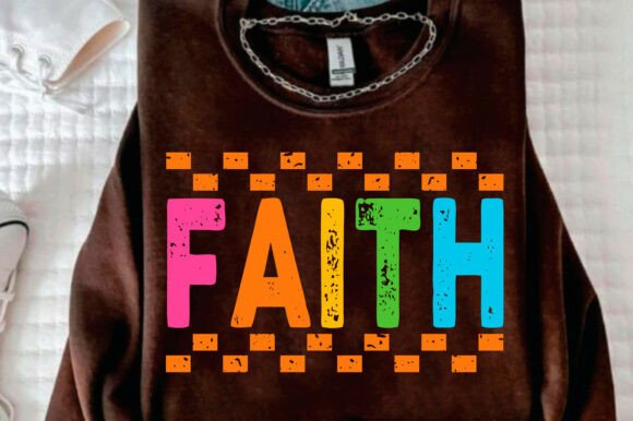 Faith Svg, Retro Easter Svg