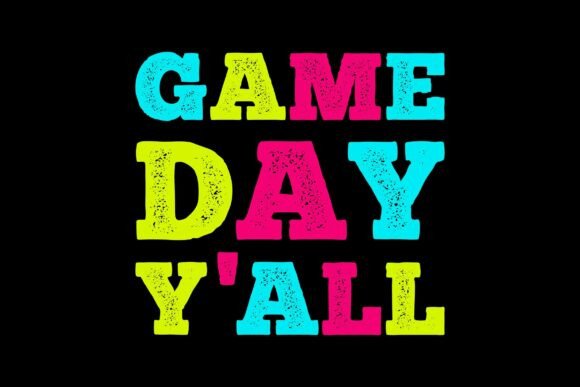 Game Day Y all SVG, Retro Game Day PNG