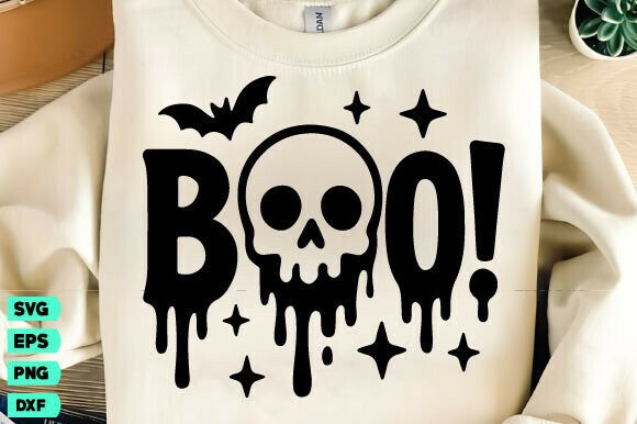 Halloween Kids Boo Svg, Retro Skull Svg Review