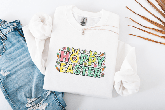 Hoppy Easter SVG Retro Patterned Bunny Review