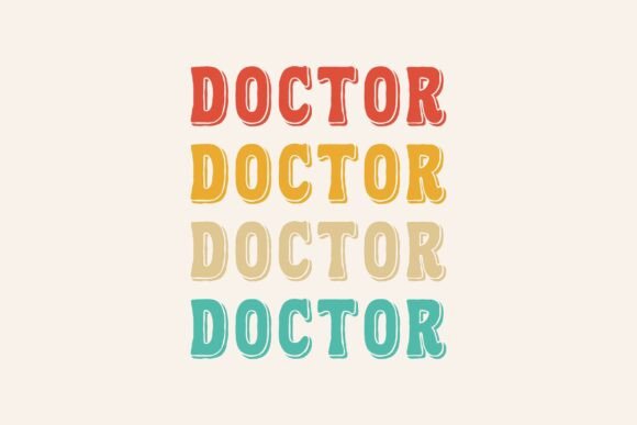 Retro Doctor SVG T-shirt Design Vector Review