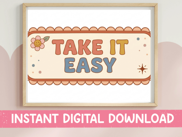 Take It Easy Retro Sign SVG Embroidery Review